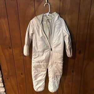 The North Face Kids Puffer snowsuit bunting - Cream